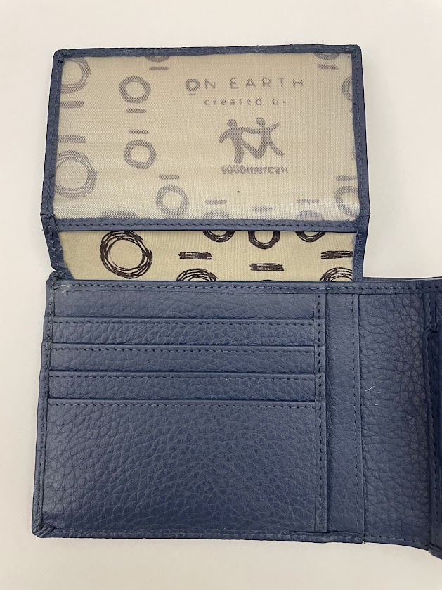 Portafoglio uomo in pelle Blu Paolo
