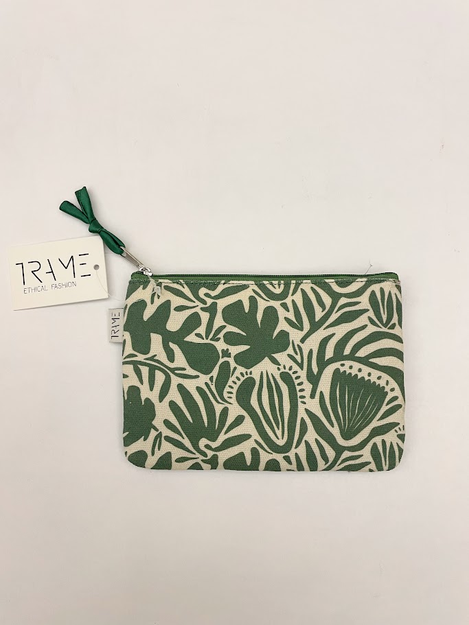 Portamonete 2 tasche in tessuto impermeabile Florea