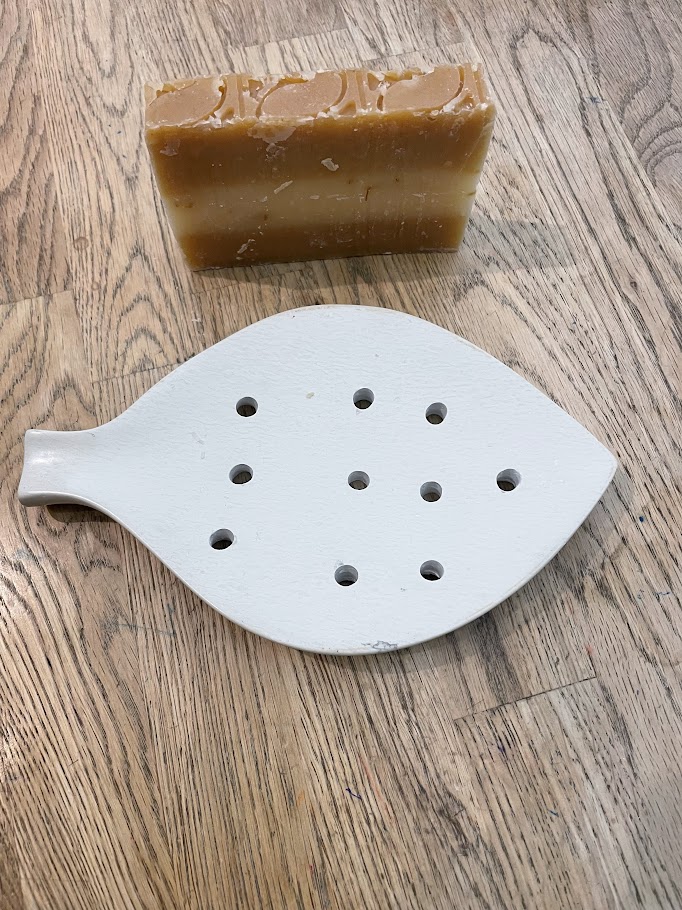 Portasapone in pietra saponaria