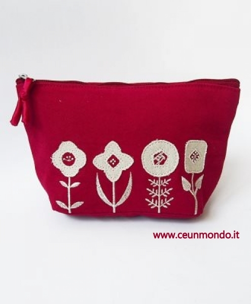Portatrucco DREAM FLOWER 22x12h cm