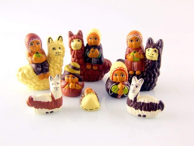 Presepe grande su lama