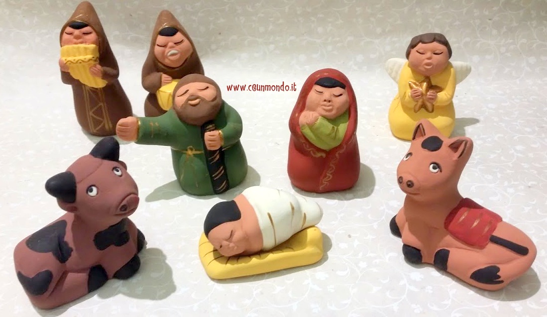 Presepe dei Cantori 8 figure Medio