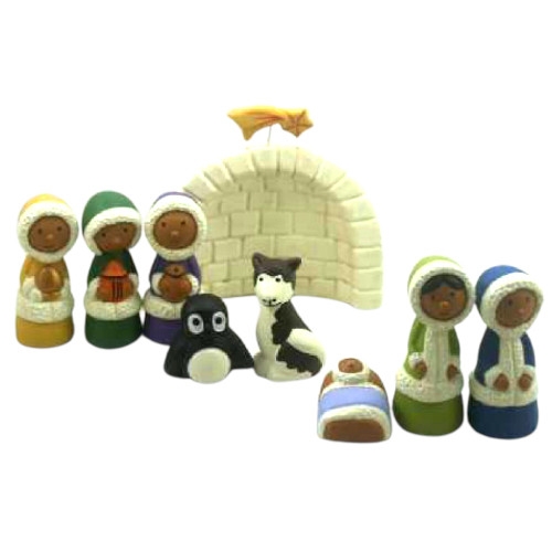 Presepe con Re Magi Eschimesi