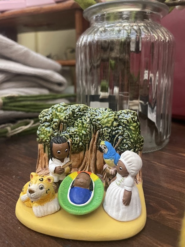 Presepe Africa, Camerun in ceramica
