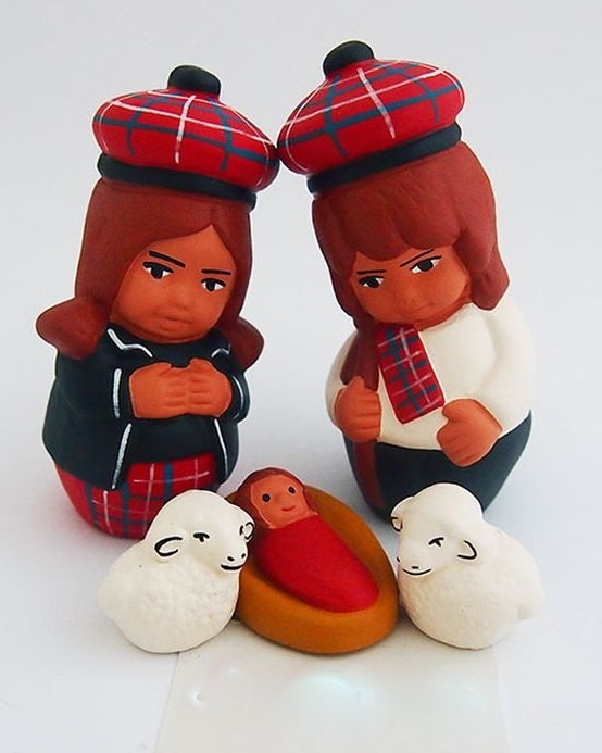 Presepe scozzese 5 figure