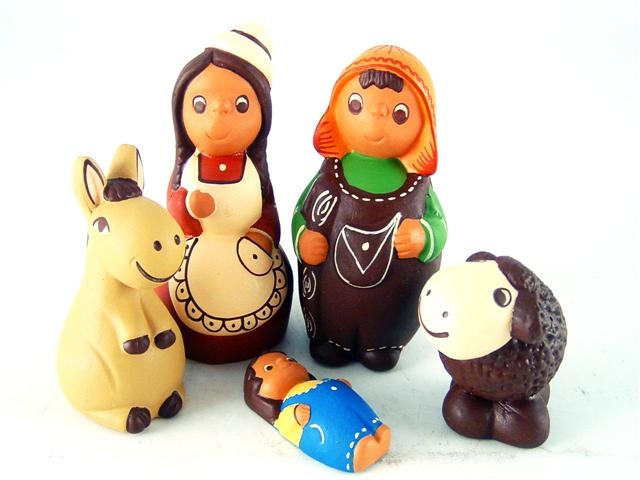 Presepe stile tirolese 5 figure