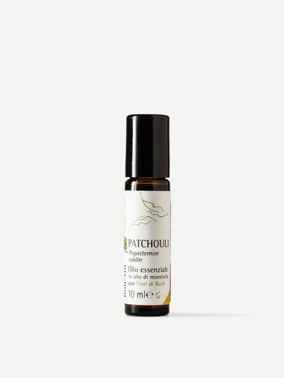Profumo roll on Patchouli Olfattiva, fiori di Bach