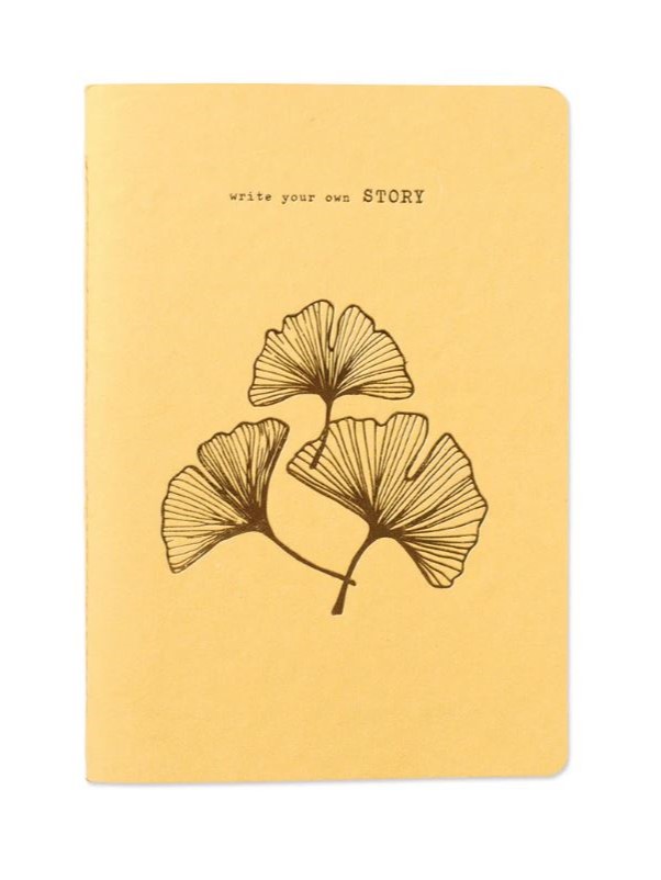 Quaderno A5 Notebook Scrivi la tua storia Ginko