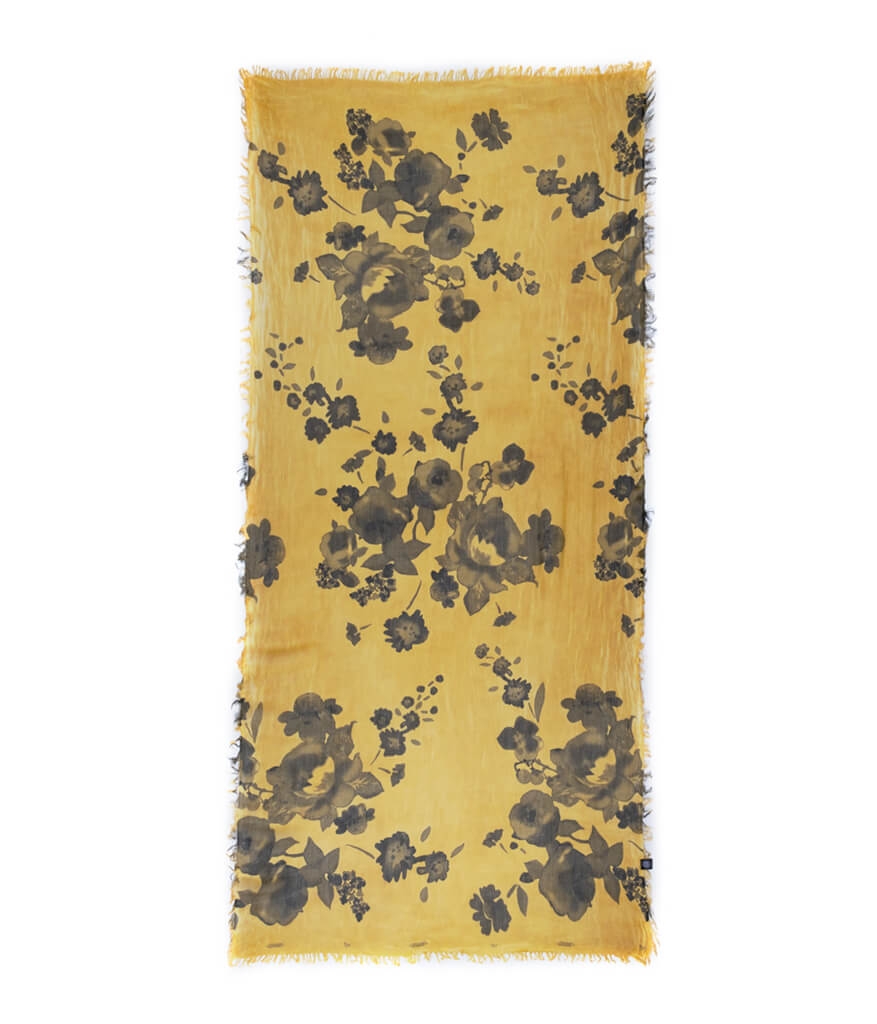 Foulard sciarpa Bamboo Renoir giallo