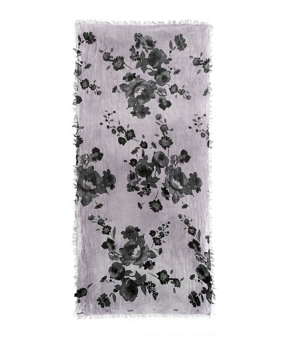 Foulard sciarpa Bamboo Renoir lavanda