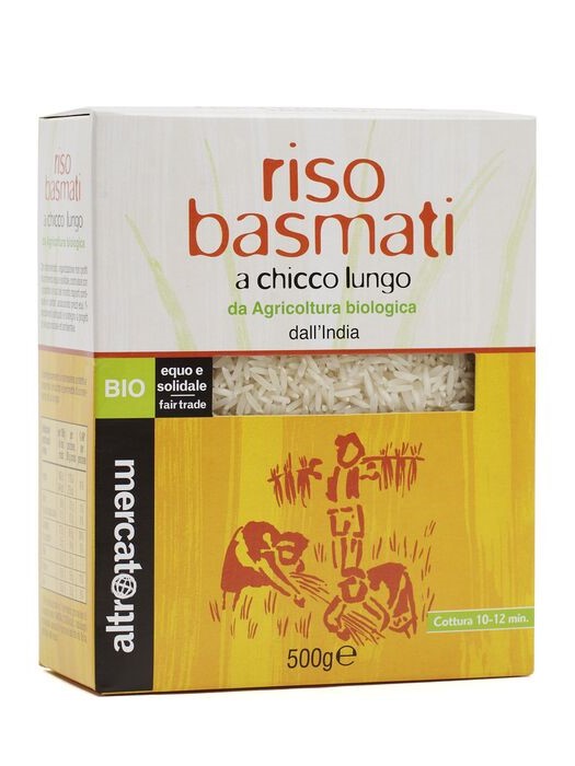Riso Basmati, riso basmati bio India Altromercato