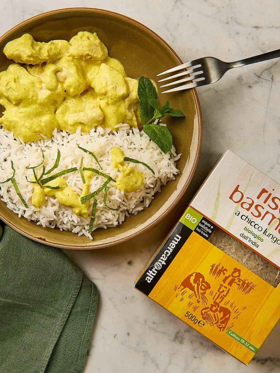 Riso Basmati, riso basmati bio India Altromercato