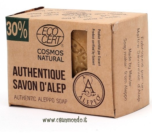 Sapone di Aleppo con 30% di alloro