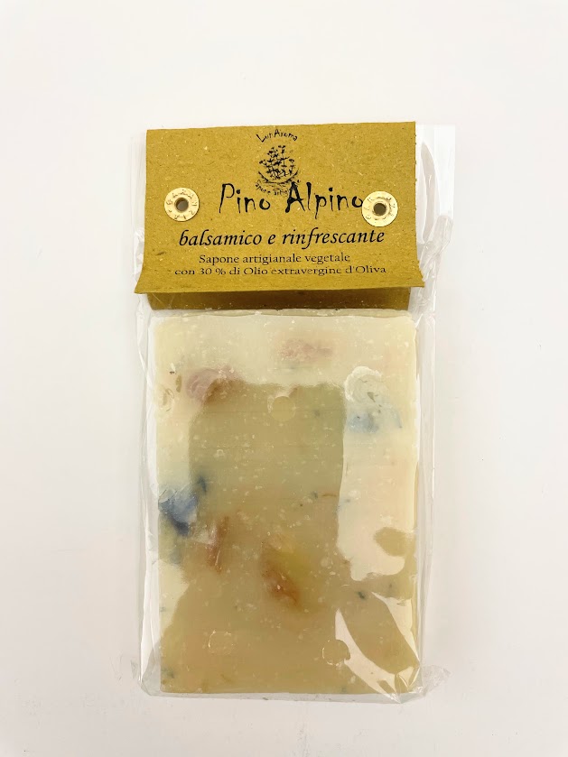 Sapone artigianale Pino Alpino con 30% olio di oliva