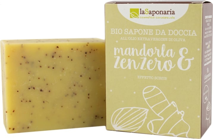 Sapone da doccia Mandorla e Zenzero 100 gr - la Saponaria