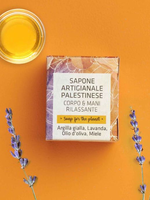 Sapone Palestina Corpo e Mani - Argilla Gialla