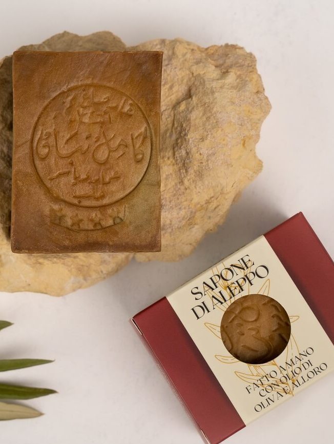 Sapone di aleppo con 20% di Alloro