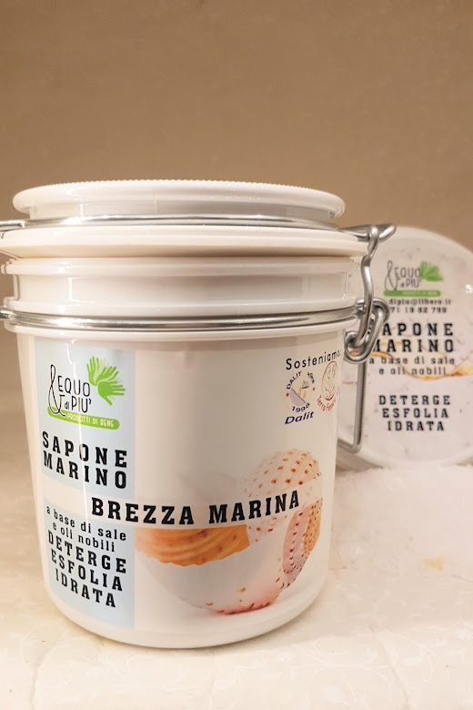 Sapone Marino Scrub delicato con granelli di sale BREZZA MARINA