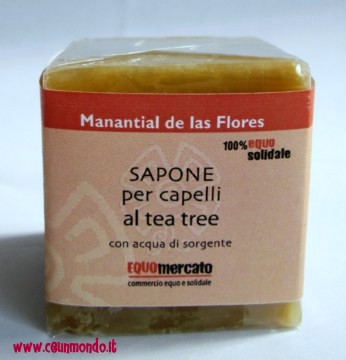 Shampoo solido al tea tree