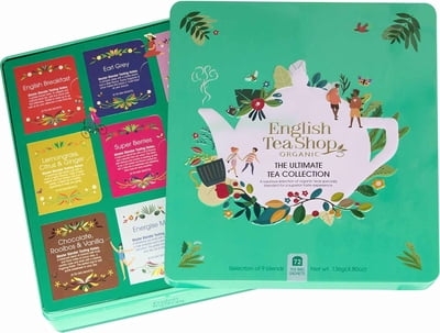 The ULTIMATE tea collection scatola di tè inglesi e tisane assortiti Verde acqua - ENGLISH TEA SHOP