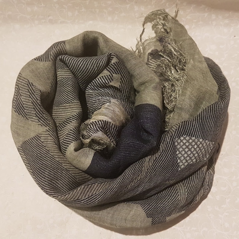 Foulard sciarpa Bamboo Klee Verde salvia 13