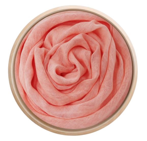 Foulard sciarpa Bamboo tinta unita Rosa salmone