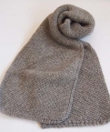 Sciarpa in Lana di alpaca Mishqui Grigio cenere