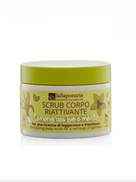 Scrub Lemongrass e Menta Riattivante - LA SAPONARIA