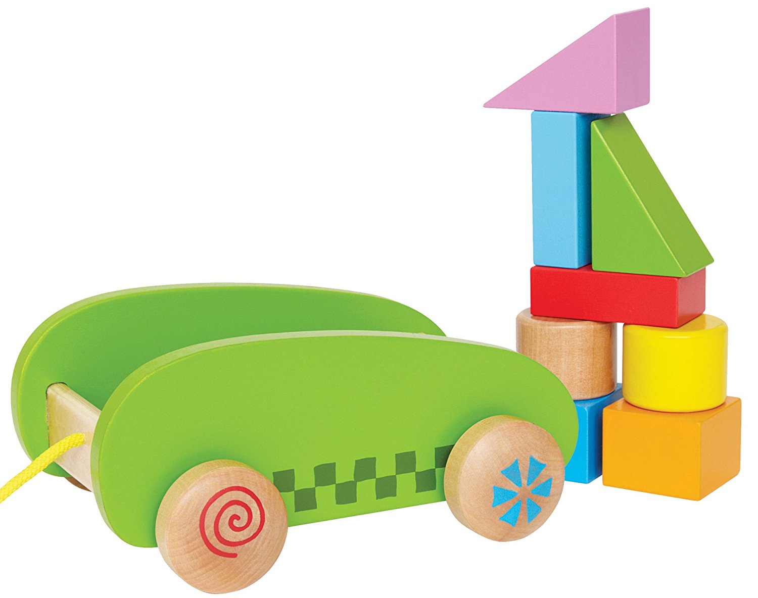 Set di blocchi da costruzione con carretto Mini