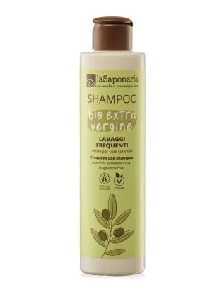 Shampoo Bio Extravergine per lavaggi frequenti La Saponaria.