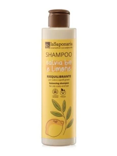 Shampoo Riequilibrante BIO salvia e limone - la Saponaria