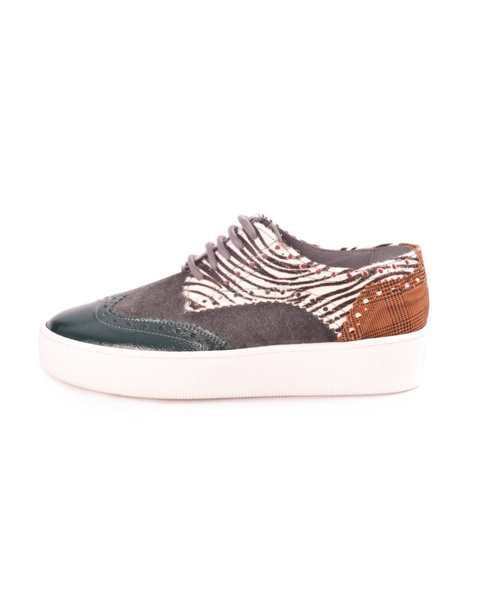 Sneaker in pelle Derby Grasse toni Verdone AI1