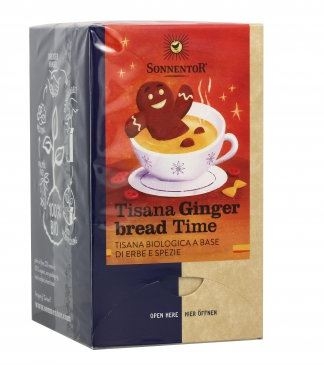 Tisana Ginger bread time in bustine - infusi biologici SONNENTOR