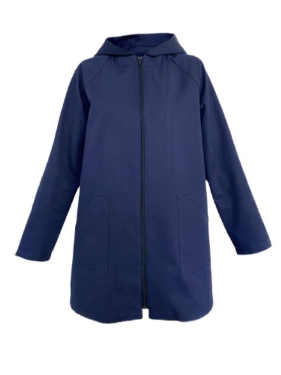 Spolverino leggero donna Donna Blu - Progetto Quid per On Earth.