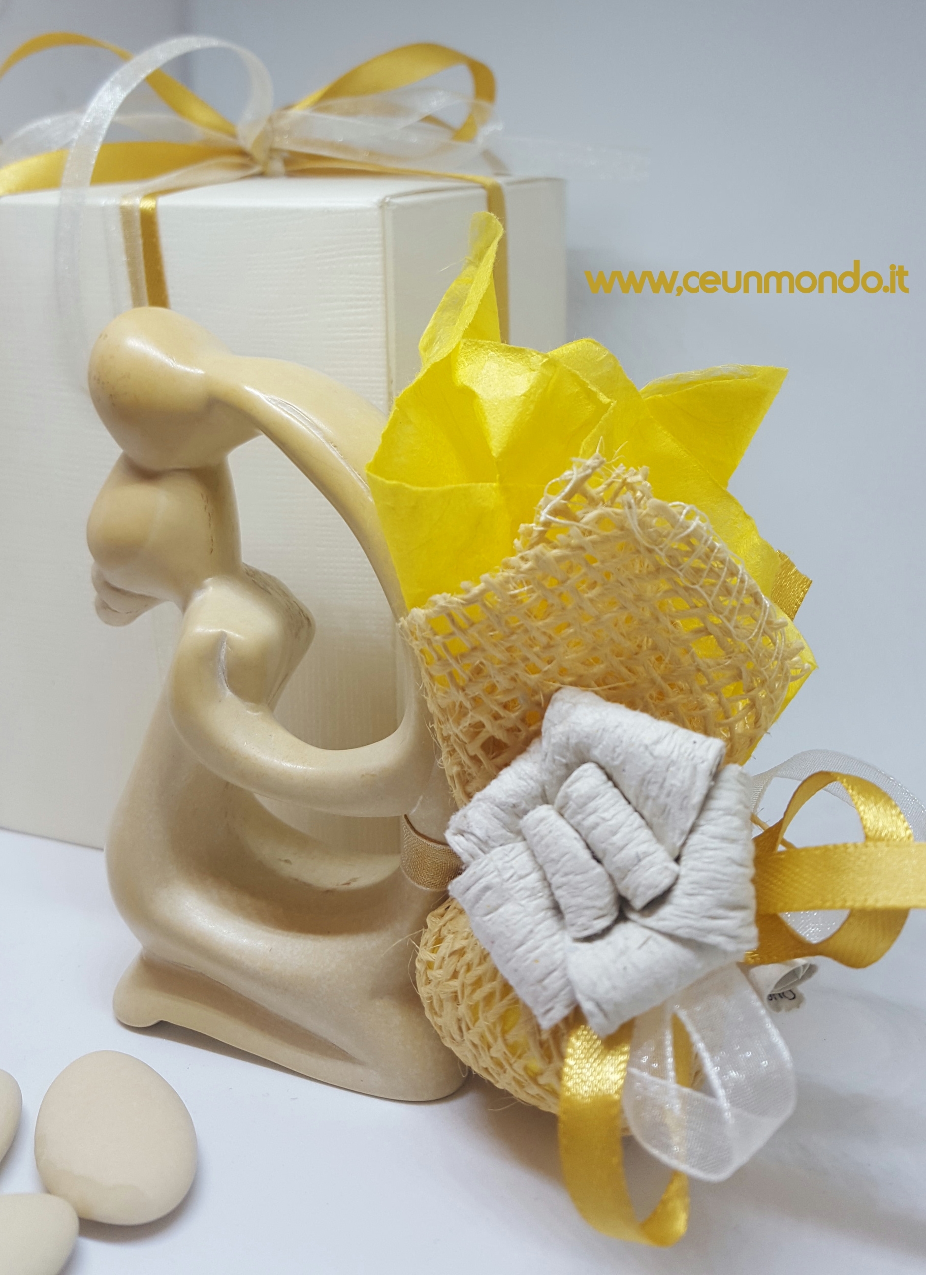 Statua mezzaluna Nozze d'oro