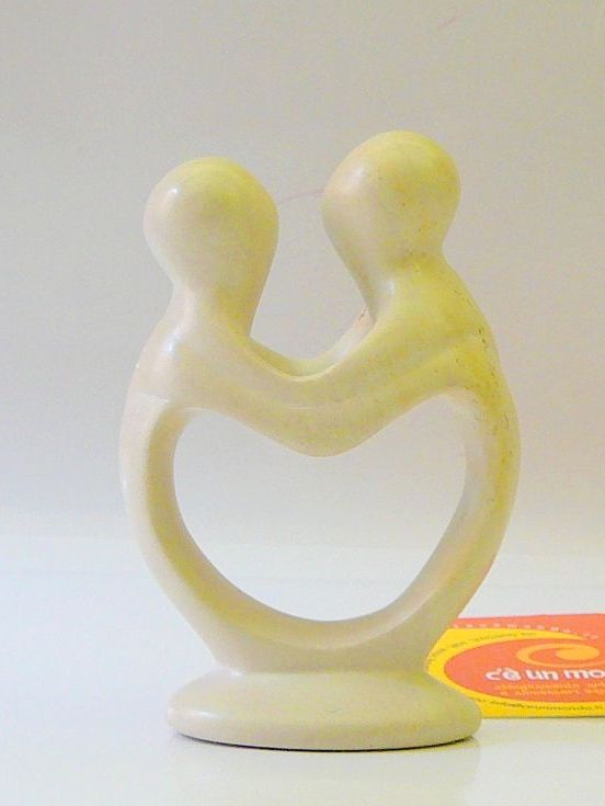 Statua unione in pietra saponaria