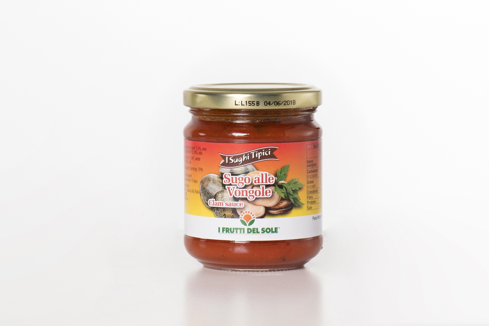 Sugo alle vongole 180gr I FRUTTI DEL SOLE