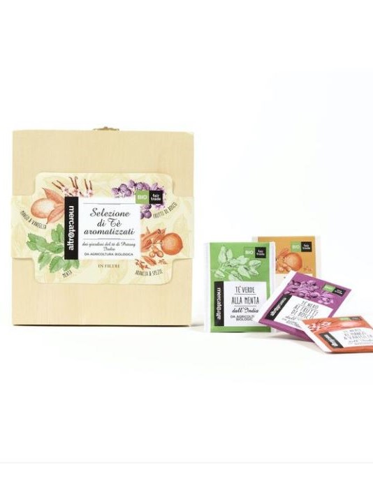 Tè aromatizzati India in cofanetto regalo Bio - Altromercato