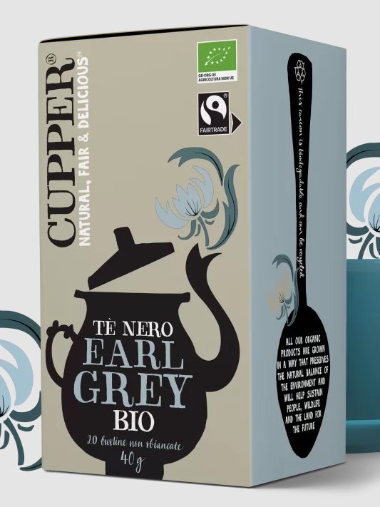 Tè earl grey Cupper, in bustine