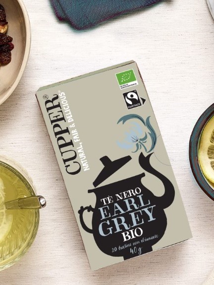 Tè earl grey Cupper, in bustine