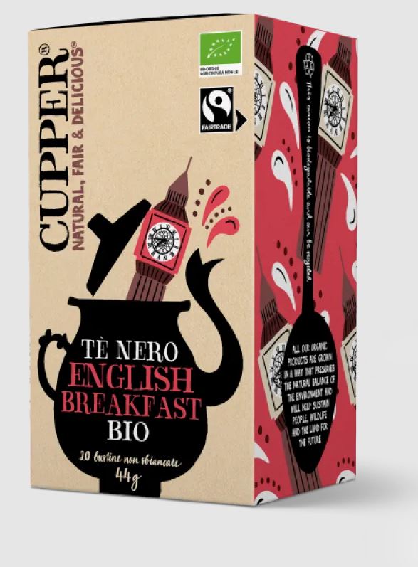 Tè English Breakfast, il tè Cupper classico