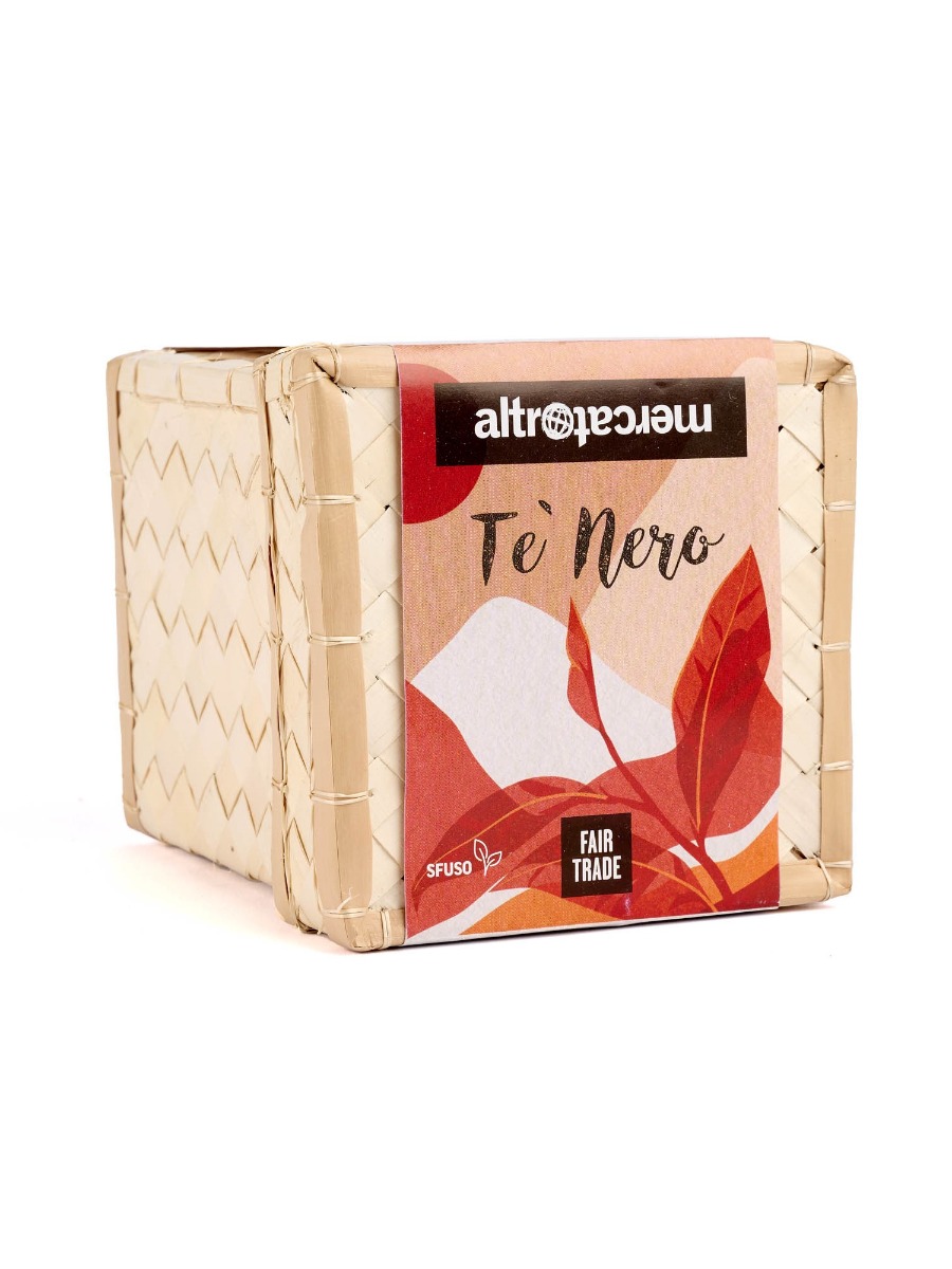 Tè nero in foglie Altromercato in cestino