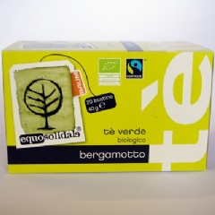 Tè verde al Bergamotto Bio 20 bustine