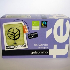 Tè verde al Gelsomino Bio 20 bustine Equosolidale