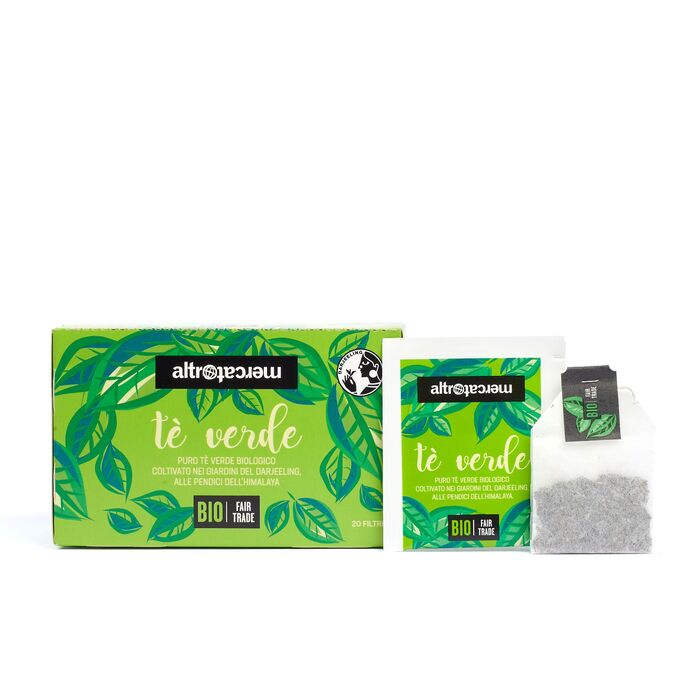 Tè verde equosolidale e biologico Altromercato