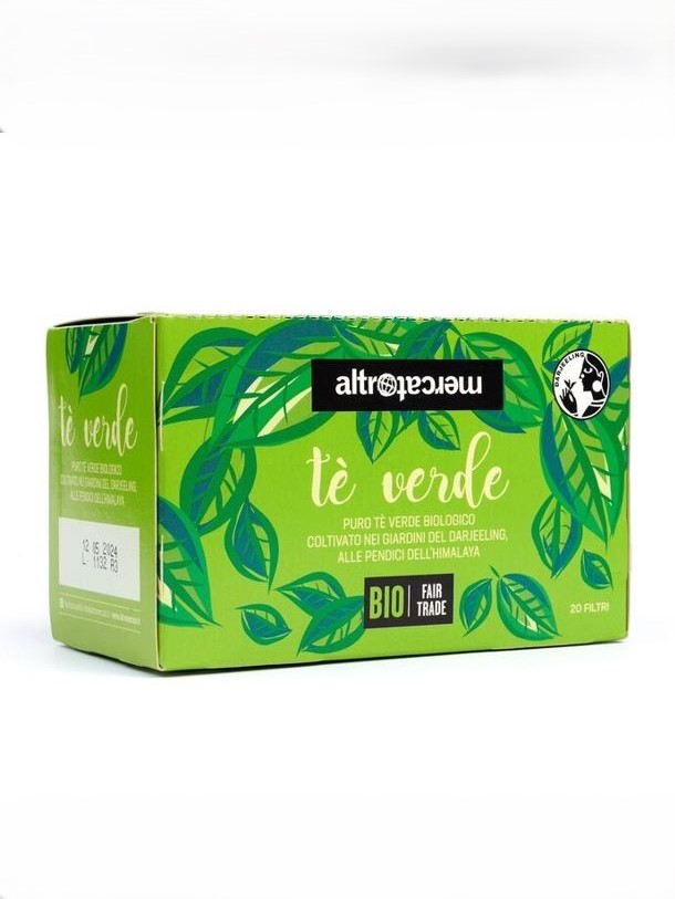 Tè verde equosolidale e biologico in bustine - Altromercato
