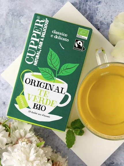 Tè Verde 20 filtri CUPPER classico delicato e sostenibile