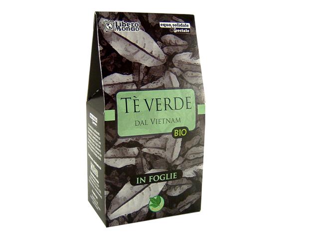 tè verde in foglie