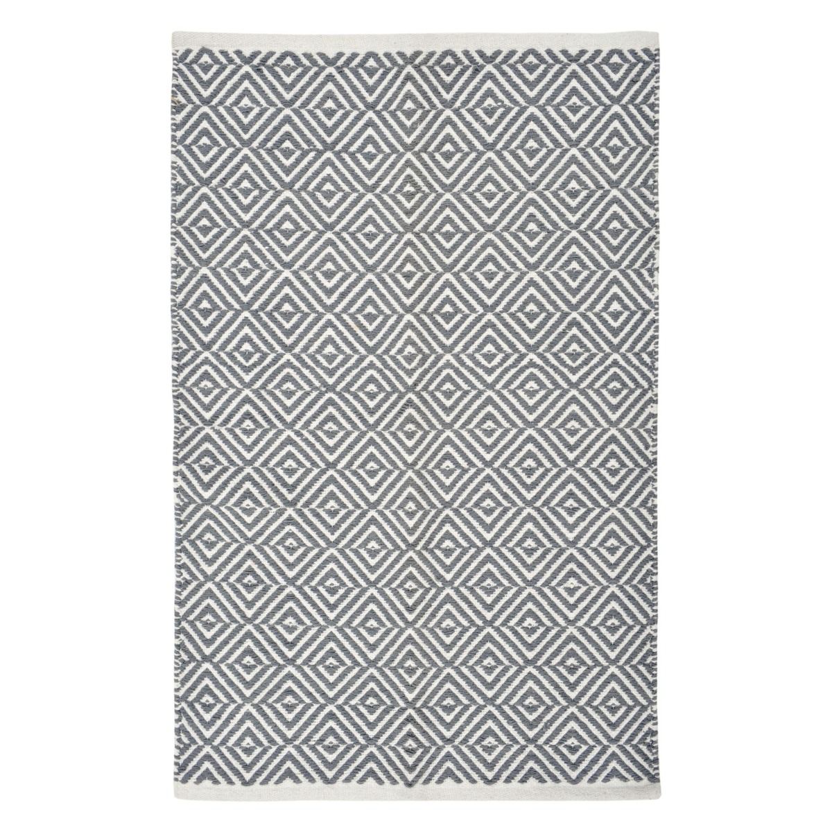 Tappeto moderno GEOMETRICO Rombi grigio bianco