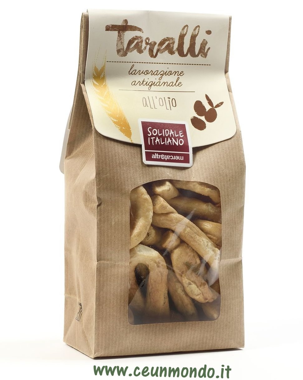 Taralli all'olio extravergine d'oliva 250gr Solidale Italiano